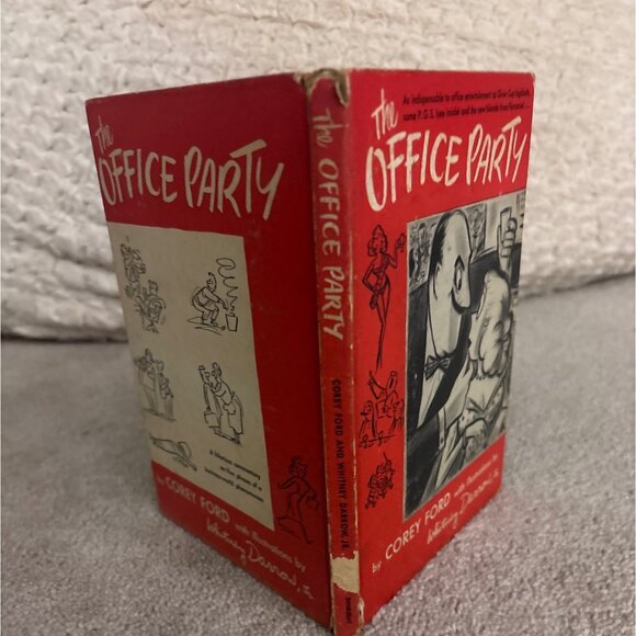 The Office Party Book Corey Ford Ill Whitney Darrow Jr. Vintage 1951 Hardcover - Picture 11 of 12